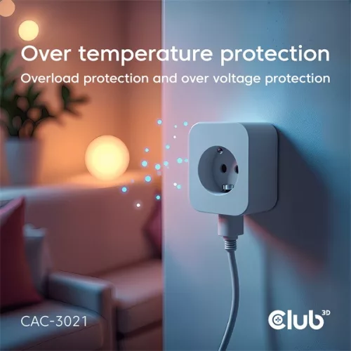 Club 3D Hálózati Adapter - CAC-3021 (2db/csomag, 30W USB-C, PD3.0, túltöltés védelem, kicsi méret, pink)