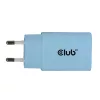 Club 3D Hálózati Adapter - CAC-3022 (2db/csomag, 30W USB-C, PD3.0, túltöltés védelem, kicsi méret, kék)