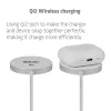 Club 3D Vezeték nélküli töltő - CAC-3026 (Qi2 25W Wireless, 1m, fehér)