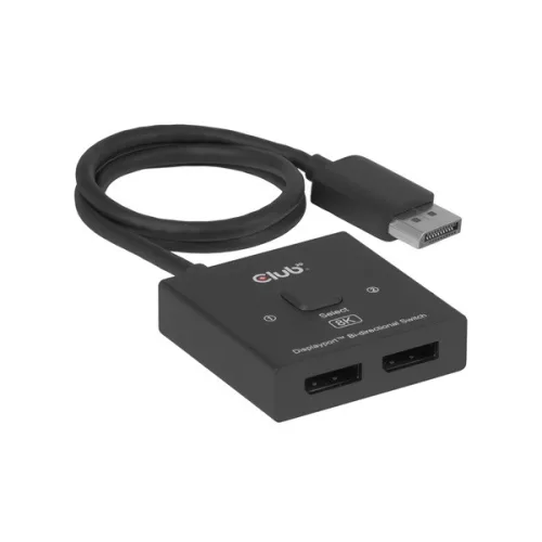 Club 3D Switch - CSV-1009 (DisplayPort 1.4 to 2x DisplayPort, 8K60Hz)