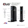 Club 3D Notebook Dokkoló - CSV-1460 (4K60HZ DUAL DISPLAY, 3.1 USB-A to 2x DP, 6x USB3.2, RJ45, 3.5 Jack Audio + Mic)