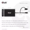 Club 3D Video Splitter - CSV-1475 (4K60HZ, 3.2 USB-C (USB-A Adapterrel) to 2xHDMI, Displaylink)
