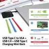 Club 3D Notebook Dokkoló - CSV-1532 (60W, 3.0 USB-C to D-Sub, VGA, 3.0 USB-A, (for Data) 3.0 USB-C)