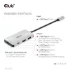 Club 3D USB Hub - CSV-1543 (USB-C Gen 2 to USB-C (data), USB-C (data+charge), USB-A (data), USB-A (data+charge)