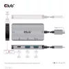 Club 3D USB Hub - CSV-1543 (USB-C Gen 2 to USB-C (data), USB-C (data+charge), USB-A (data), USB-A (data+charge)