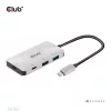 Club 3D USB Hub - CSV-1543 (USB-C Gen 2 to USB-C (data), USB-C (data+charge), USB-A (data), USB-A (data+charge)
