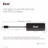 Club 3D USB Hub - CSV-1548 (USB-C Gen 2 to 4xUSB-C PD 3.0, 10 Gbps)