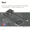 Club 3D USB Hub - CSV-1552 (3.2 USB-C Gen 1 to DisplayPort, HDMI, 4k60Hz)