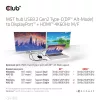 Club 3D USB Hub - CSV-1552 (3.2 USB-C Gen 1 to DisplayPort, HDMI, 4k60Hz)