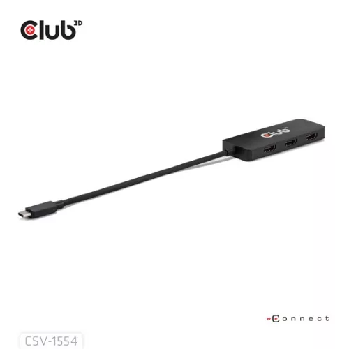 Club 3D USB Hub - CSV-1554 (3.2 USB-C to 3xHDMI, 4k60Hz)