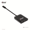 Club 3D USB Hub - CSV-1555 (3.2 USB-C to 2xDisplayPort, 4k60Hz)