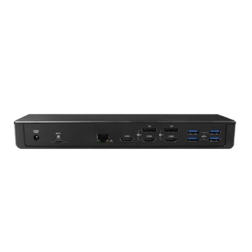 Club 3D Notebook Dokkoló - CSV-1562 (60W, 3.2 USB-C to 3xHDMI, 2x DP, 6x 3.2 USB-A, RJ45. 3,5 Jack)