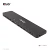 Club 3D Notebook Dokkoló - CSV-1566 (120W, USB-C to 5x USB-A Gen 1, USB-C  Gen 1, 2xHDMI, DP, RJ45, SD.TF. 3,5 Jack, DC)
