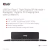 Club 3D Notebook Dokkoló - CSV-1566 (120W, USB-C to 5x USB-A Gen 1, USB-C  Gen 1, 2xHDMI, DP, RJ45, SD.TF. 3,5 Jack, DC)