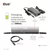 Club 3D Notebook Dokkoló - CSV-1566 (120W, USB-C to 5x USB-A Gen 1, USB-C  Gen 1, 2xHDMI, DP, RJ45, SD.TF. 3,5 Jack, DC)