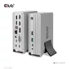 Club 3D Notebook Dokkoló - CSV-1568 (120W, Gen 2 USB-C to 4x USB-A, USB-C Gen 2, 2xHDMI, DP, VGA, RJ45, DC)