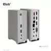 Club 3D Notebook Dokkoló - CSV-1568 (120W, Gen 2 USB-C to 4x USB-A, USB-C Gen 2, 2xHDMI, DP, VGA, RJ45, DC)