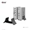 Club 3D Notebook Dokkoló - CSV-1568 (120W, Gen 2 USB-C to 4x USB-A, USB-C Gen 2, 2xHDMI, DP, VGA, RJ45, DC)