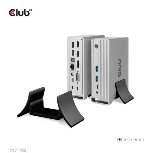 Club 3D Notebook Dokkoló - CSV-1568 (120W, Gen 2 USB-C to 4x USB-A, USB-C Gen 2, 2xHDMI, DP, VGA, RJ45, DC)