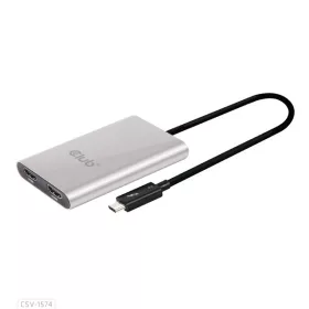   Club 3D Video Splitter - CSV-1574 (Thunderbolt 3 to Dual HDMI 2.0, 4K60Hz)