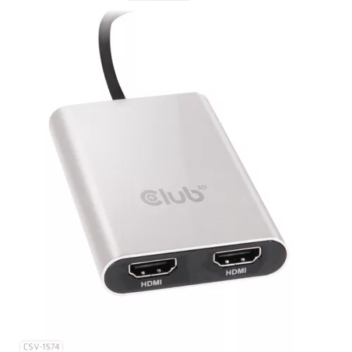 Club 3D Video Splitter - CSV-1574 (Thunderbolt 3 to Dual HDMI 2.0, 4K60Hz)