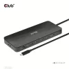 Club 3D Notebook Dokkoló - CSV-1581 (140W, Thunderbolt 4 to 3xThunderbolt 4, 3xUSB-A, SD, TF, RJ45, 3,5 Jack, DC)