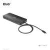 Club 3D Notebook Dokkoló - CSV-1581 (140W, Thunderbolt 4 to 3xThunderbolt 4, 3xUSB-A, SD, TF, RJ45, 3,5 Jack, DC)