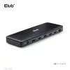 Club 3D Notebook Dokkoló - CSV-1582 (140W, Thunderbolt 4, DP, 2xHDMI, USB-C, 4xUSB-A, SD, TF, RJ45, 3,5 Jack, DC)