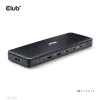 Club 3D Notebook Dokkoló - CSV-1582 (140W, Thunderbolt 4, DP, 2xHDMI, USB-C, 4xUSB-A, SD, TF, RJ45, 3,5 Jack, DC)