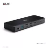 Club 3D Notebook Dokkoló - CSV-1583 (140W, 2xThunderbolt 4, 3xDP, 2xHDMI, USB-C, 3xUSB-A, SD, TF, RJ45, 3,5 Jack, DC)