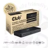 Club 3D Notebook Dokkoló - CSV-1583 (140W, 2xThunderbolt 4, 3xDP, 2xHDMI, USB-C, 3xUSB-A, SD, TF, RJ45, 3,5 Jack, DC)