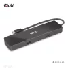 Club 3D USB Hub - CSV-1584 (3.2 USB-C Gen 2 to USB-C, 2xUSB-A, USB-C 100W PD, HDMI, RJ45, 8K60hz)