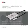 Club 3D Video Splitter - CSV-1586 (Thunderbolt 3 to Dual DisplayPort, 40Gbps, 4K60Hz)