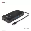 Club 3D USB Hub - CSV-1595 (USB-C Gen 1 to 2xHDMI, 2xUSB-A Gen 1, USB-C Gen 1 100W PD 3.0, RJ45, 3,5 Jack, 4k60Hz)