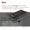 Club 3D USB Hub - CSV-1595 (USB-C Gen 1 to 2xHDMI, 2xUSB-A Gen 1, USB-C Gen 1 100W PD 3.0, RJ45, 3,5 Jack, 4k60Hz)