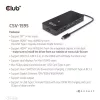 Club 3D USB Hub - CSV-1595 (USB-C Gen 1 to 2xHDMI, 2xUSB-A Gen 1, USB-C Gen 1 100W PD 3.0, RJ45, 3,5 Jack, 4k60Hz)