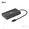 Club 3D USB Hub - CSV-1598 (USB-C Gen 2 to 2xDisplayPort, 2xUSB-A Gen 2, 2xUSB-C Gen 2, RJ45, 4k60Hz)