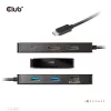 Club 3D USB Hub - CSV-1598 (USB-C Gen 2 to 2xDisplayPort, 2xUSB-A Gen 2, 2xUSB-C Gen 2, RJ45, 4k60Hz)