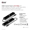 Club 3D USB Hub - CSV-1599 (USB-C 4 to HDMI, 2xUSB-A (10G), RJ45 (2,5G), USB-C 100W PD 3.0, USB-C 10Gbps, 8k60Hz)