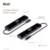 Club 3D USB Hub - CSV-1599 (USB-C 4 to HDMI, 2xUSB-A (10G), RJ45 (2,5G), USB-C 100W PD 3.0, USB-C 10Gbps, 8k60Hz)