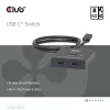 Club 3D USB Hub - CSV-2511 (USB-C to 2xUSB-C, Bidirectional, 100W PD, 8K60Hz/4K120Hz)