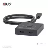 Club 3D USB Hub - CSV-2511 (USB-C to 2xUSB-C, Bidirectional, 100W PD, 8K60Hz/4K120Hz)