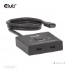 Club 3D USB Hub - CSV-2511 (USB-C to 2xUSB-C, Bidirectional, 100W PD, 8K60Hz/4K120Hz)
