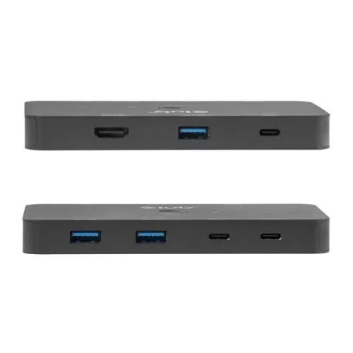 Club 3D KVM Switch - CSV-2512 (USB-C to 4xHDMI 4K60Hz, Alternate Mode, 5 Gbps, 100W)
