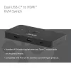 Club 3D KVM Switch - CSV-2512 (USB-C to 4xHDMI 4K60Hz, Alternate Mode, 5 Gbps, 100W)