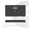 Club 3D KVM Switch - CSV-2512 (USB-C to 4xHDMI 4K60Hz, Alternate Mode, 5 Gbps, 100W)