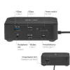 Club 3D Notebook Dokkoló - CSV-2542 (USB-C to 2x Displayport 8K60Hz + 2x HDMI™ 4K60Hz PD3.0 100Watt Ethernet 2.5G)
