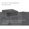 Club 3D Notebook Dokkoló - CSV-2542 (USB-C to 2x Displayport 8K60Hz + 2x HDMI™ 4K60Hz PD3.0 100Watt Ethernet 2.5G)