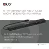 Club 3D USB Hub - CSV-2550 (USB-C to 3xUSB-C, 3xUSB-A, RJ45, SD/MicroSD, 140W PD, HDMI, 8K30hz)