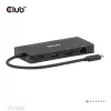 Club 3D USB Hub - CSV-2552 (USB-C to 2xUSB-C, 2xUSB-A, 2xHDMI, RJ45, SD/MicroSD, 100W PD, 4K60hz)